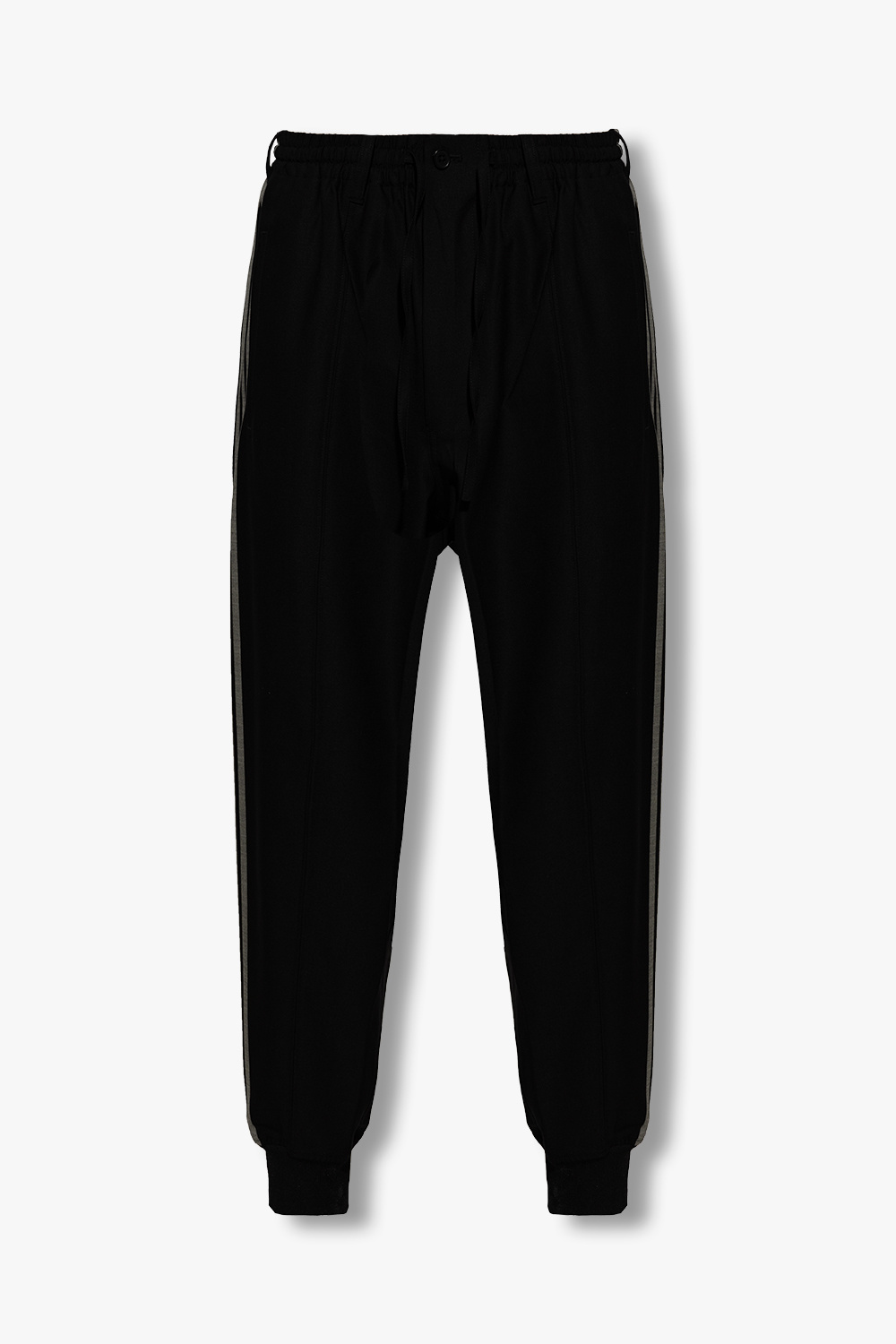 3 Yohji Yamamoto - fitting trousers Y - SchaferandweinerShops Tonga - Tall  Skinny Jeans With Palm Tree Print - Black Relaxed